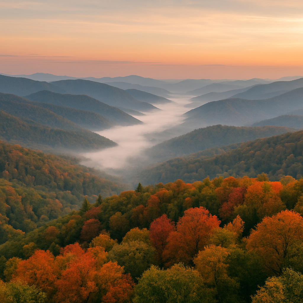 Smoky Mountain Aerial Photography